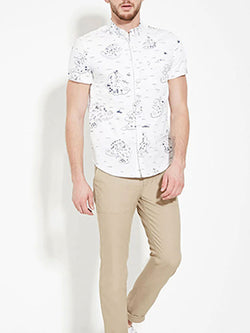 Palm Print Shirt